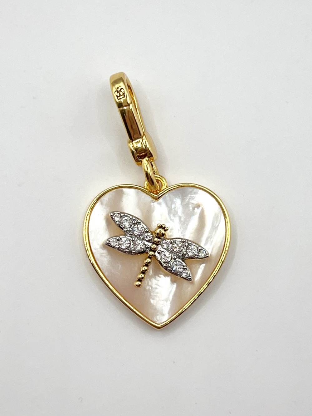 Juicy Couture dragonfly with heart charm